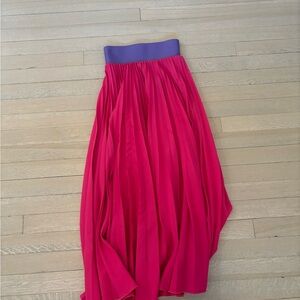 Lloyd Ford Pink and Purple Maxi Skirt